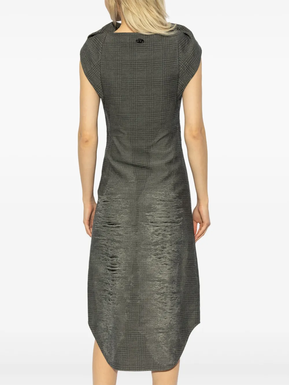 Diesel D-Mauve midi-jurk Grijs