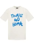44 LABEL GROUP slogan-print T-shirt - White