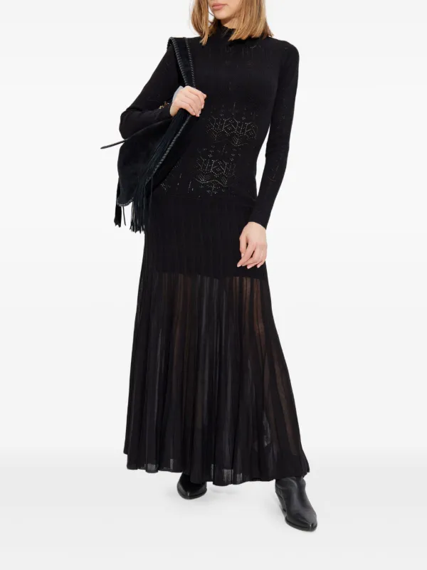 ISABEL MARANT Gisole Maxi Dress | Black | FARFETCH ISABEL MARANT Gisole Maxi Dress | Black | FARFETCH