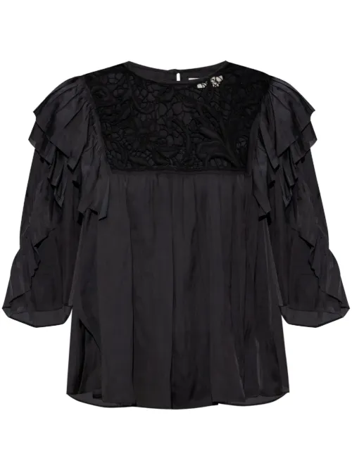 Blouse à broderies - ISABEL MARANT - Modalova