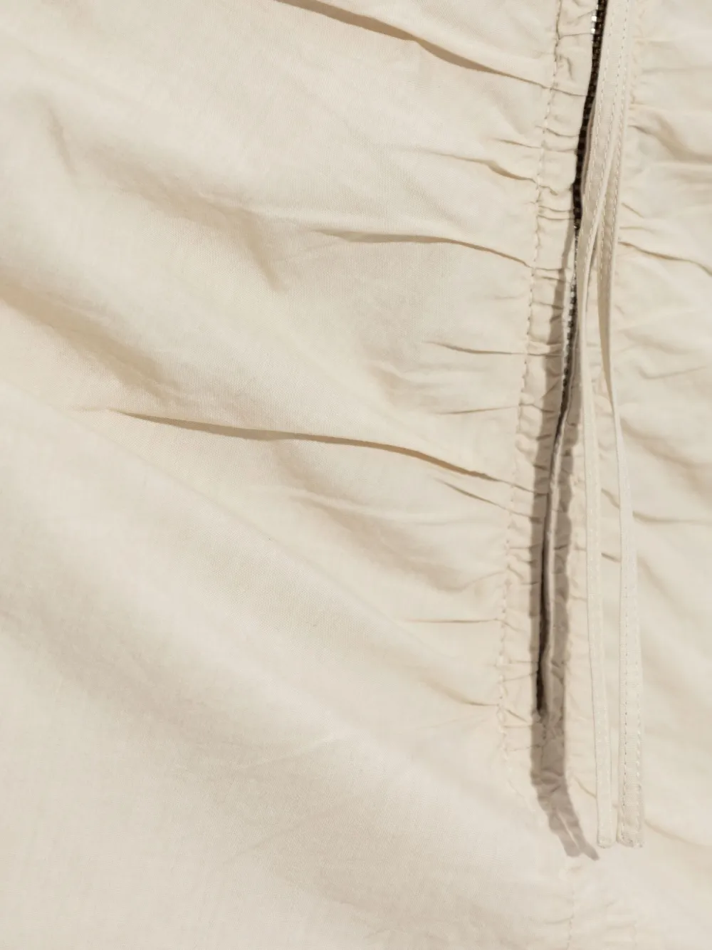 Shop Isabel Marant Étoile Breenea Mini Skirt In Neutrals