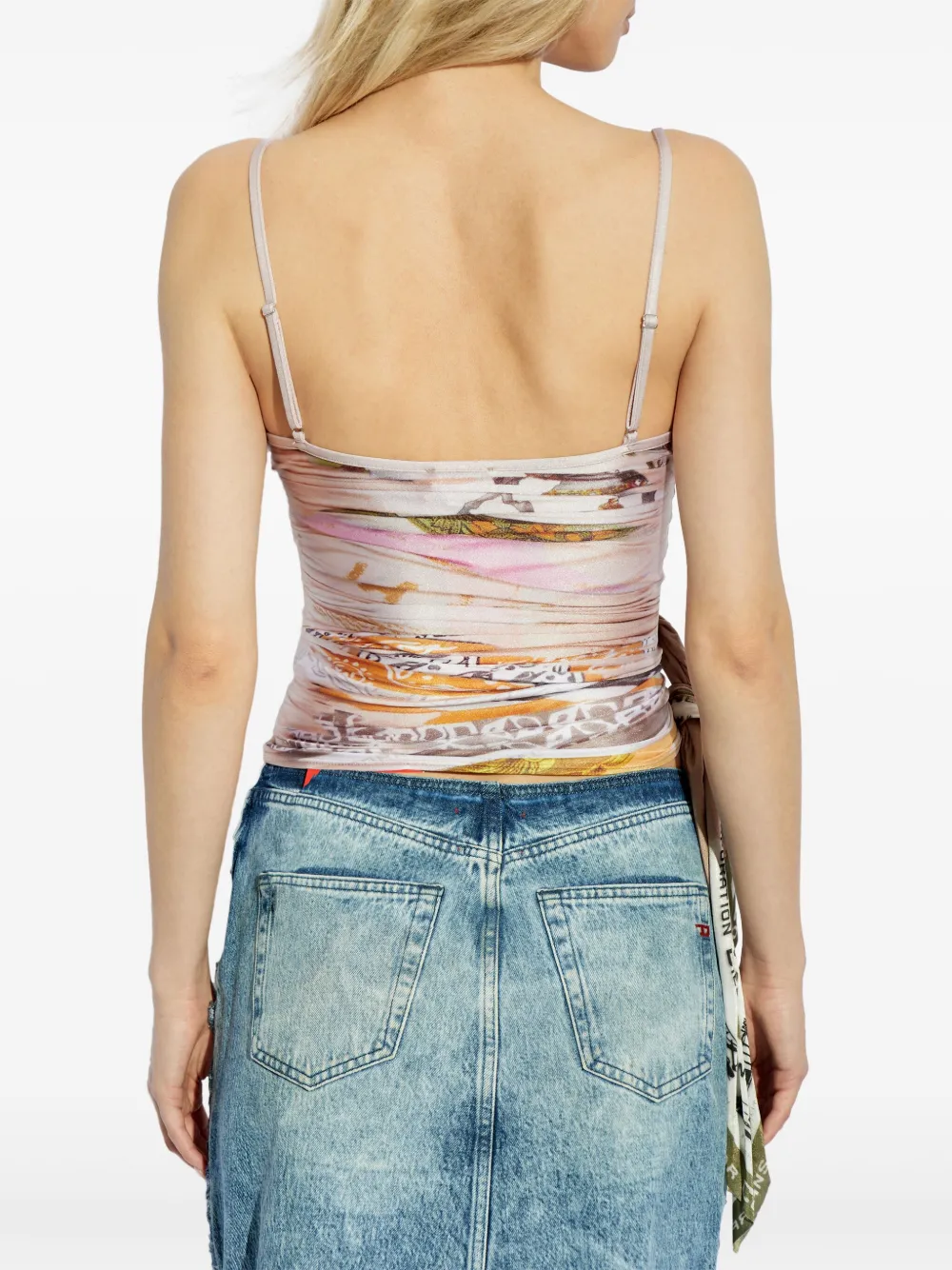 Diesel T-lovsky Top In Pink
