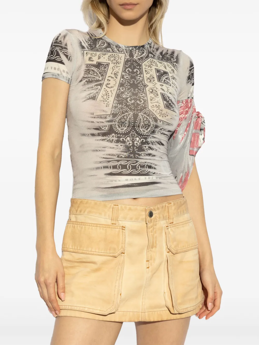 Diesel T-Dana T-shirt Grijs