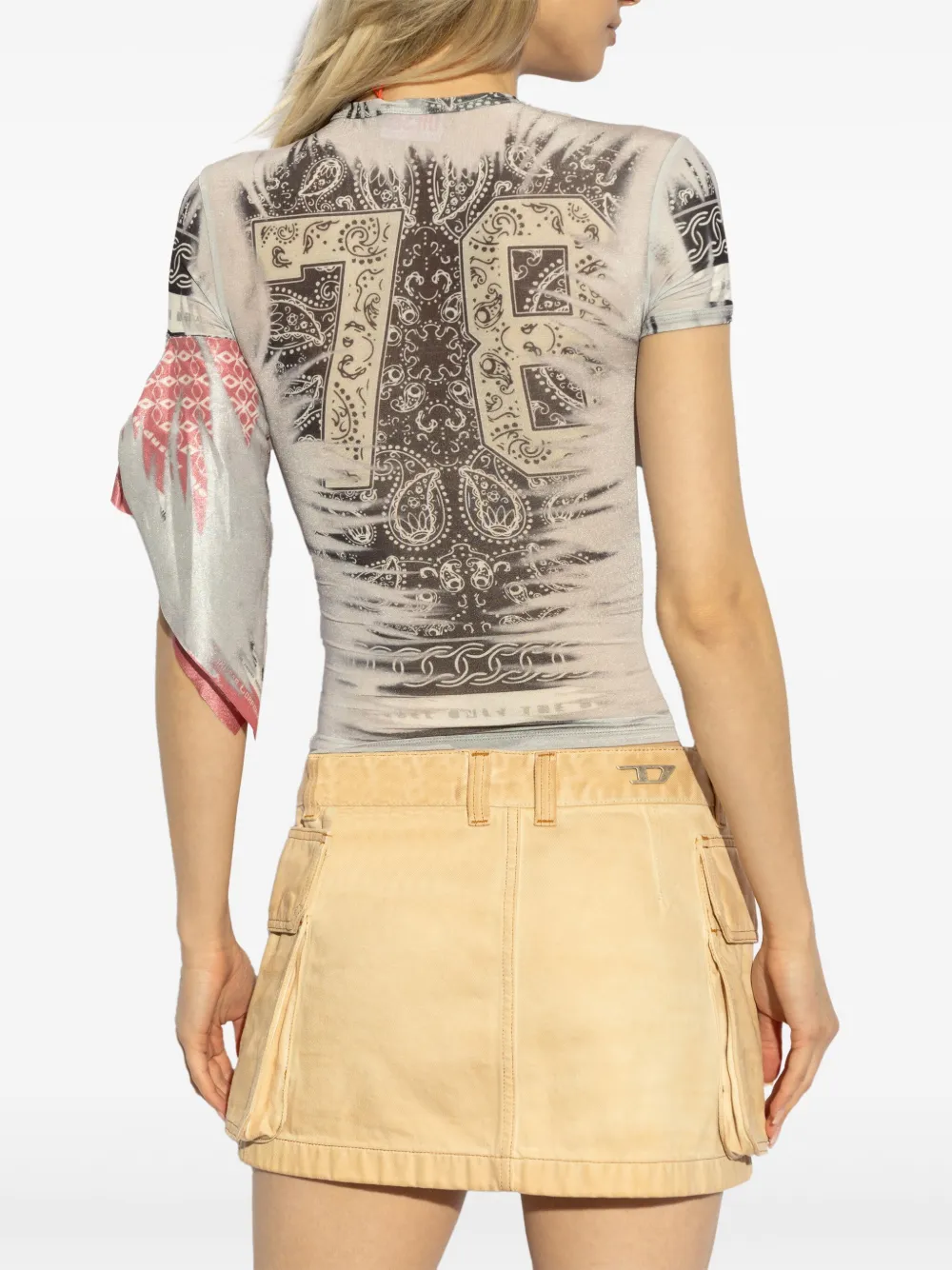 Diesel T-Dana T-shirt Grijs