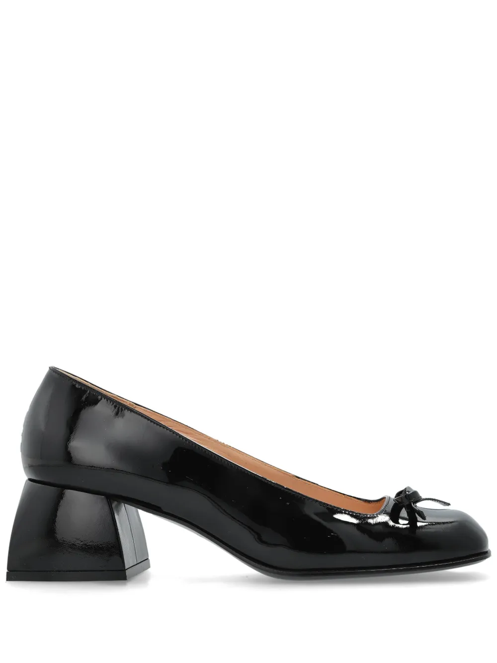 Nodaleto 50mm leren pumps Zwart