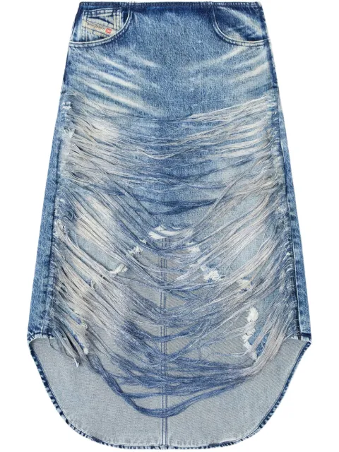 Diesel frayed skirt