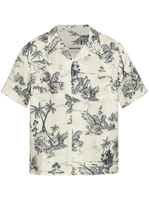 Zadig&Voltaire camisa con estampado floral
