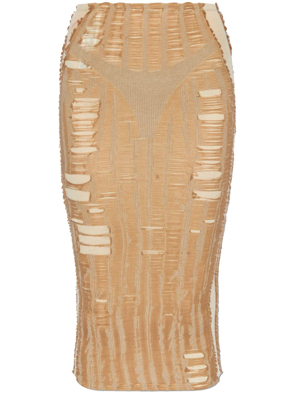 Diesel M-calina Midi Skirt In Neutrals