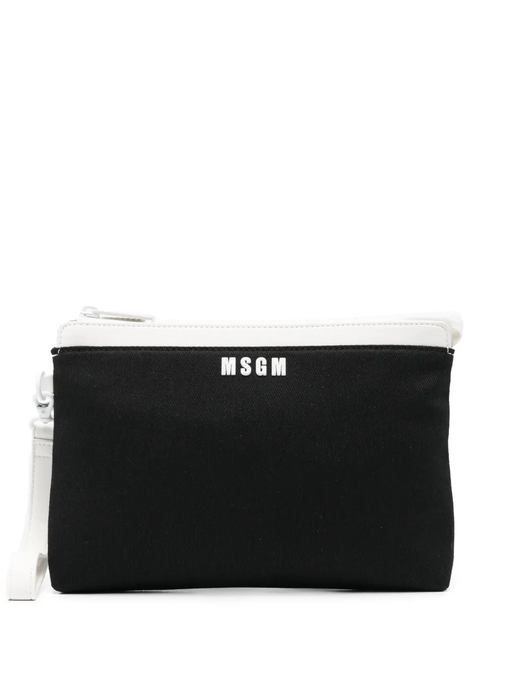 MSGM Kids Clutch com aplicação de logo | Preto | Image 1