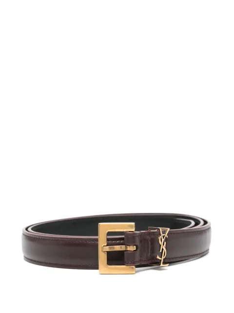Saint Laurent Cassandre thin belt