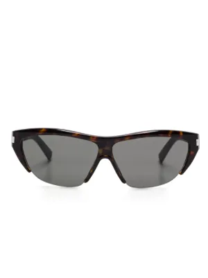 Saint Laurent Eyewear tortoiseshell-effect cat-eye Frame