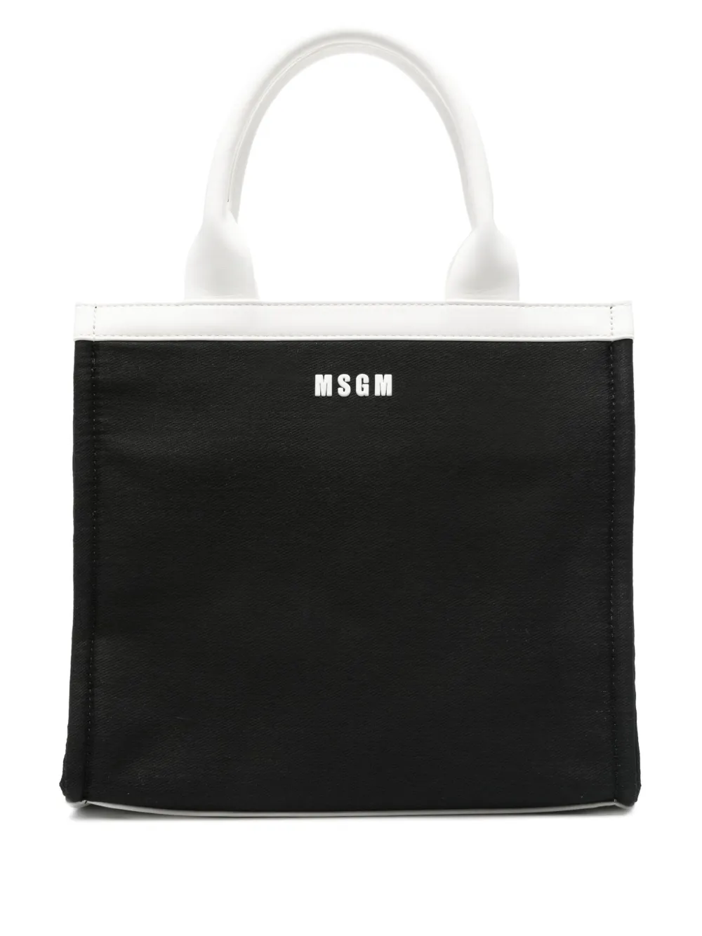 MSGM Kids Shopper met logopatch Zwart