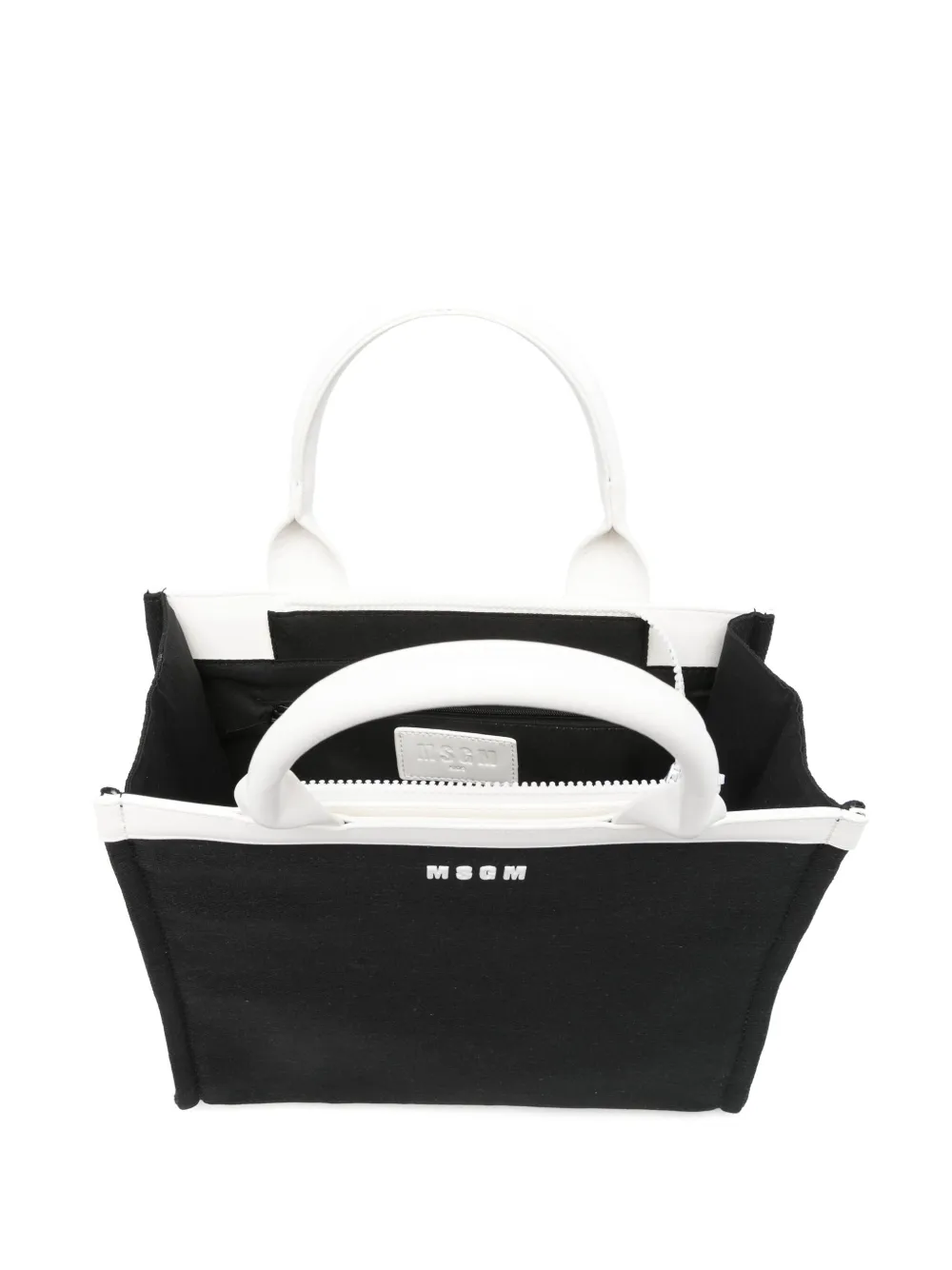 MSGM Kids Shopper met logopatch Zwart
