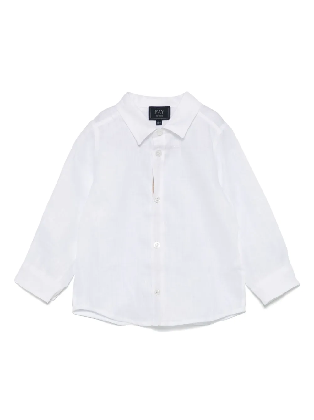 Fay Kids camisa de lino | blanco | Image 1