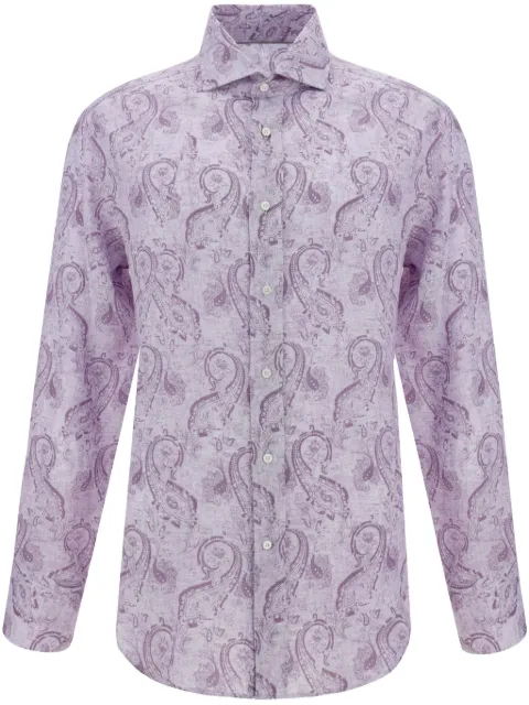 Brunello Cucinelli chemise à motif cachemire