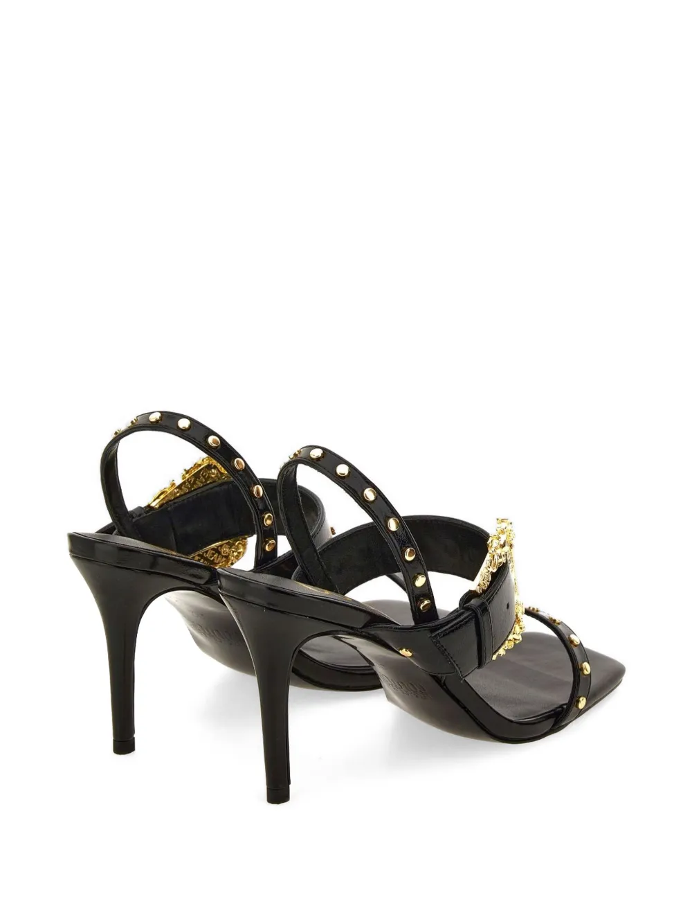 Versace Jeans Couture 85mm Barocco-buckle sandals Black