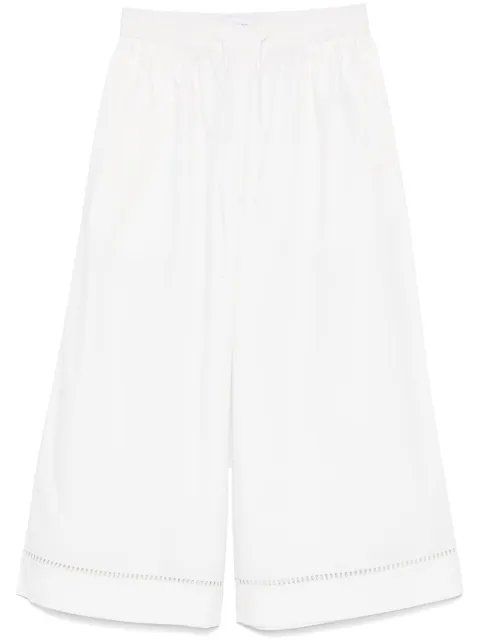 Yves Salomon poplin trousers