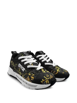 スニーカー VERSACE JEANS COUTURE Woman Sneakers Black 78VA3SAAZSC62 G89 Dynamic Logo Sneakers Black,Gold | VERSACE US