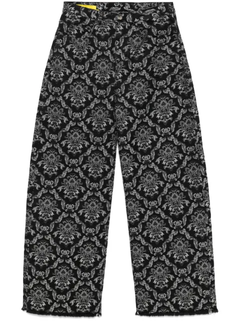 Marques'Almeida patterned-jacquard jeans
