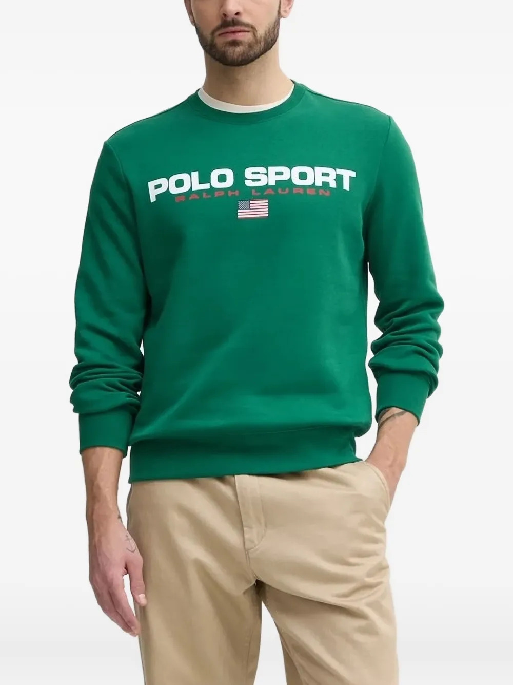 Polo Ralph Lauren Polo Sport sweater met ronde hals Groen