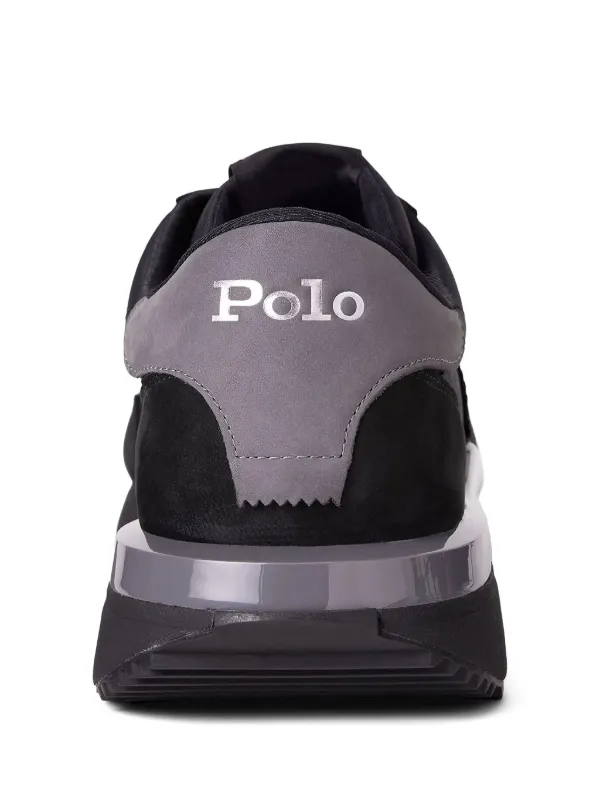 Polo Ralph Lauren Train 89 lace-up Sneakers | Black | FARFETCH