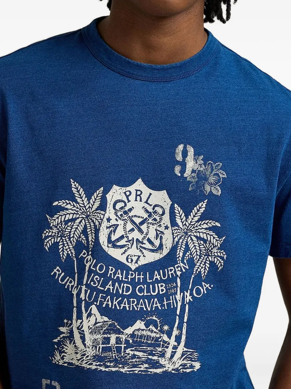 Polo Ralph Lauren T-shirt met grafische print Blauw