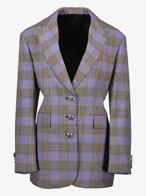 Rabanne checked blazer 