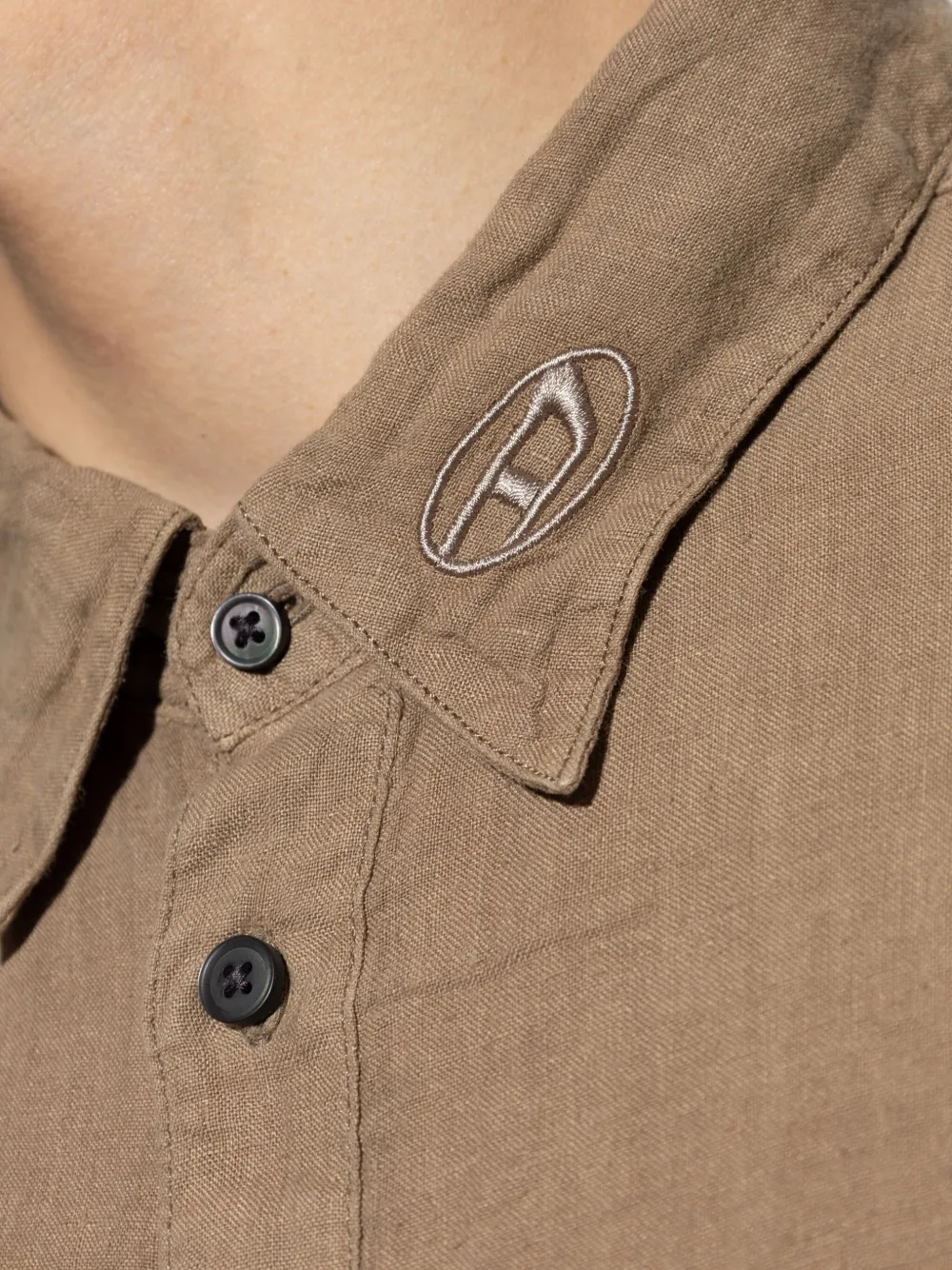 Diesel S-Werp overhemd Beige