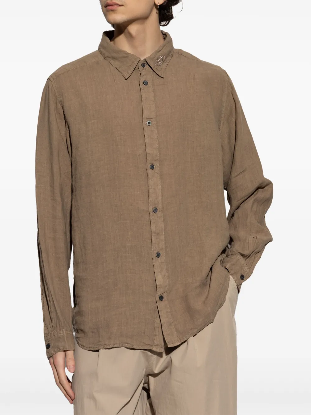 Diesel S-Werp overhemd Beige