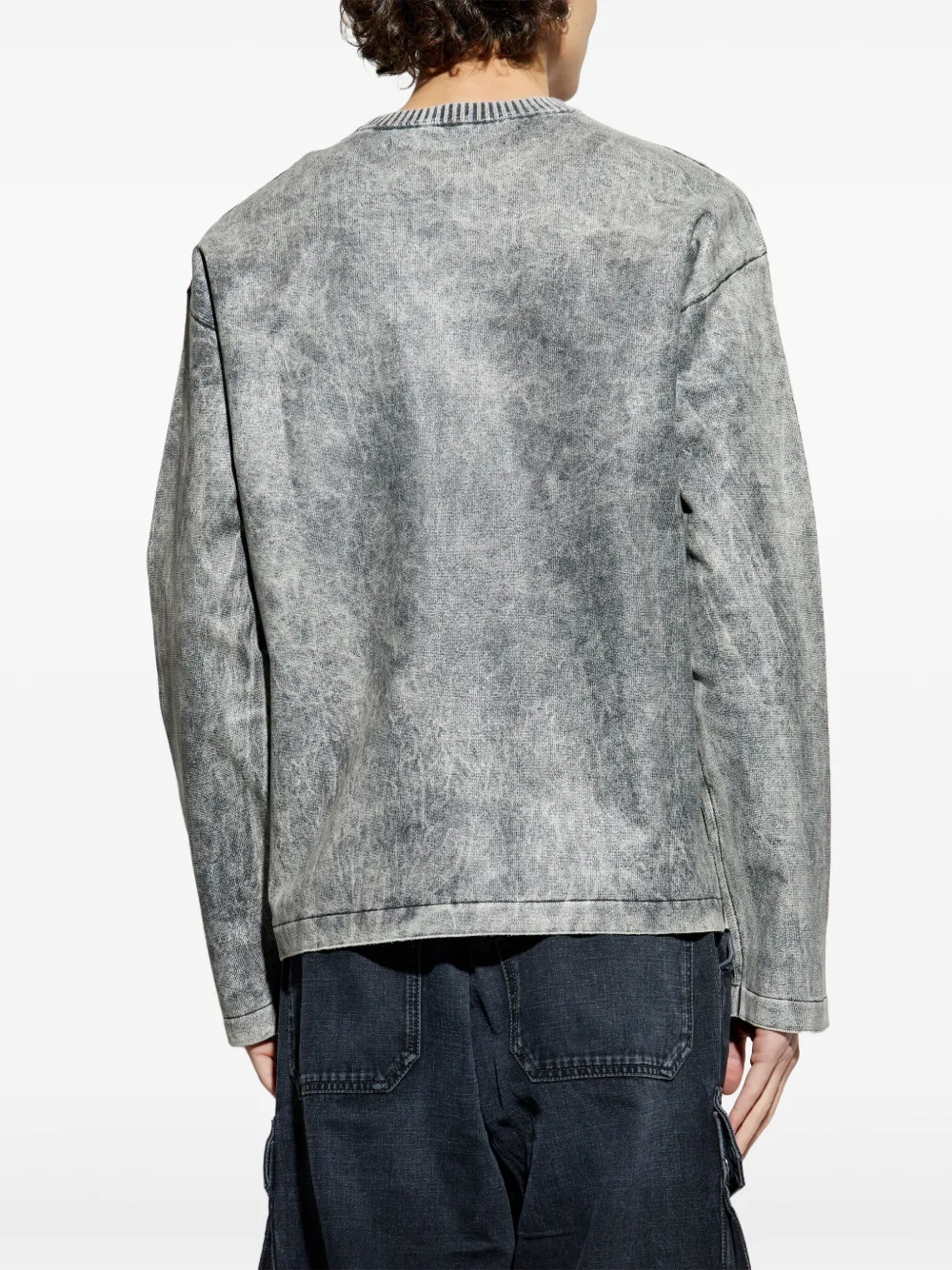 Diesel K-Brutus sweater Grijs