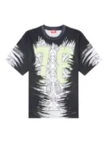 Diesel bandana-print T-shirt - Black