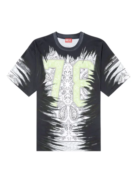 Diesel playera con estampado de bandana