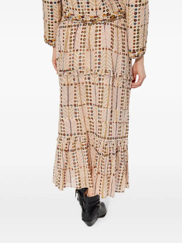 MARANT ÉTOILE Diya マキシスカート | ニュートラル | FARFETCH JP