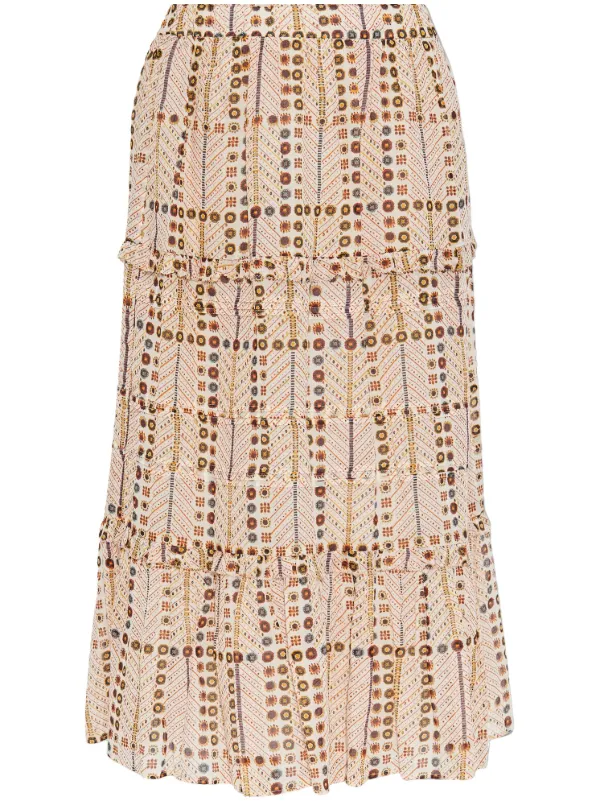 MARANT ÉTOILE Diya マキシスカート | ニュートラル | FARFETCH JP