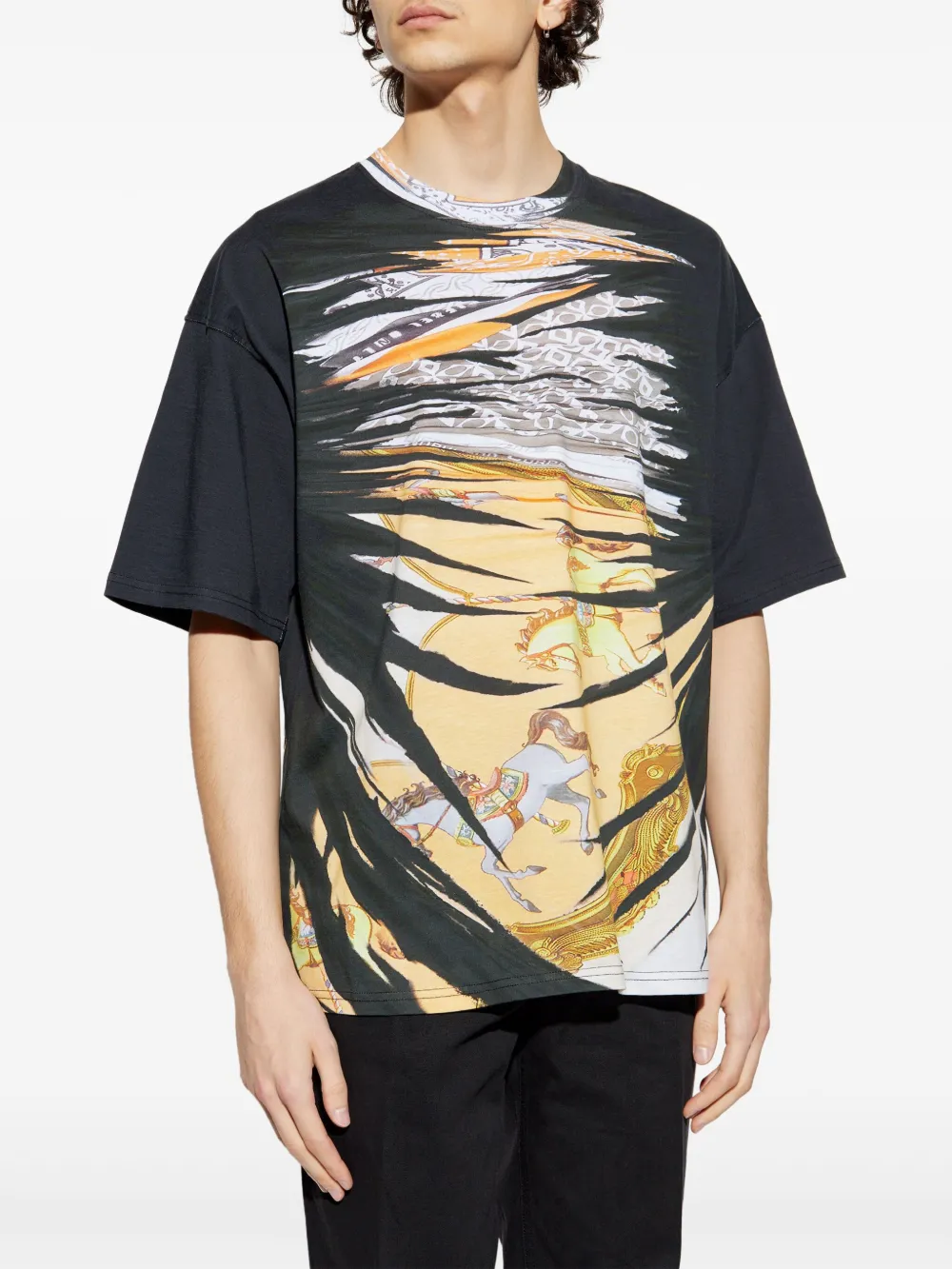 Diesel T-BOXT-R25 T-shirt Zwart