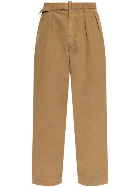 Officine Generale pantalones con cinturón