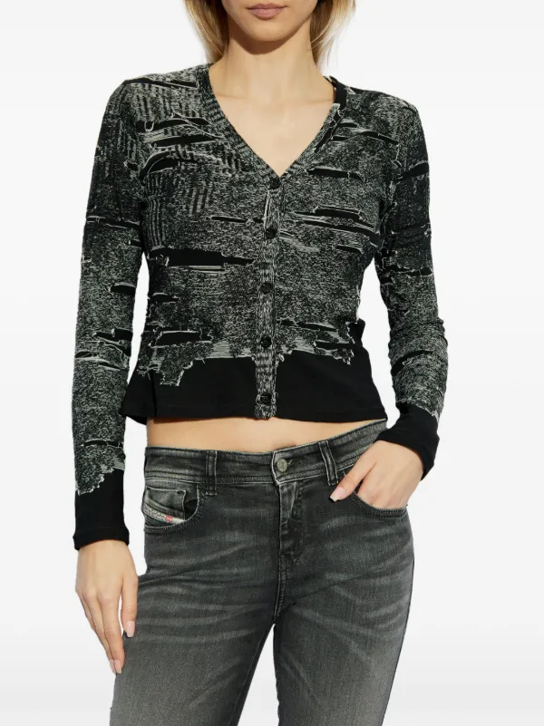 Diesel M-Alima-L カーディガン | ブラック | FARFETCH JP