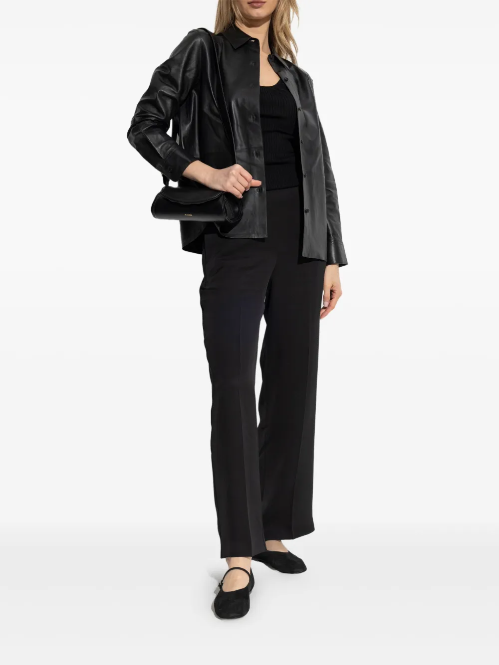 Theory silk trousers - Zwart