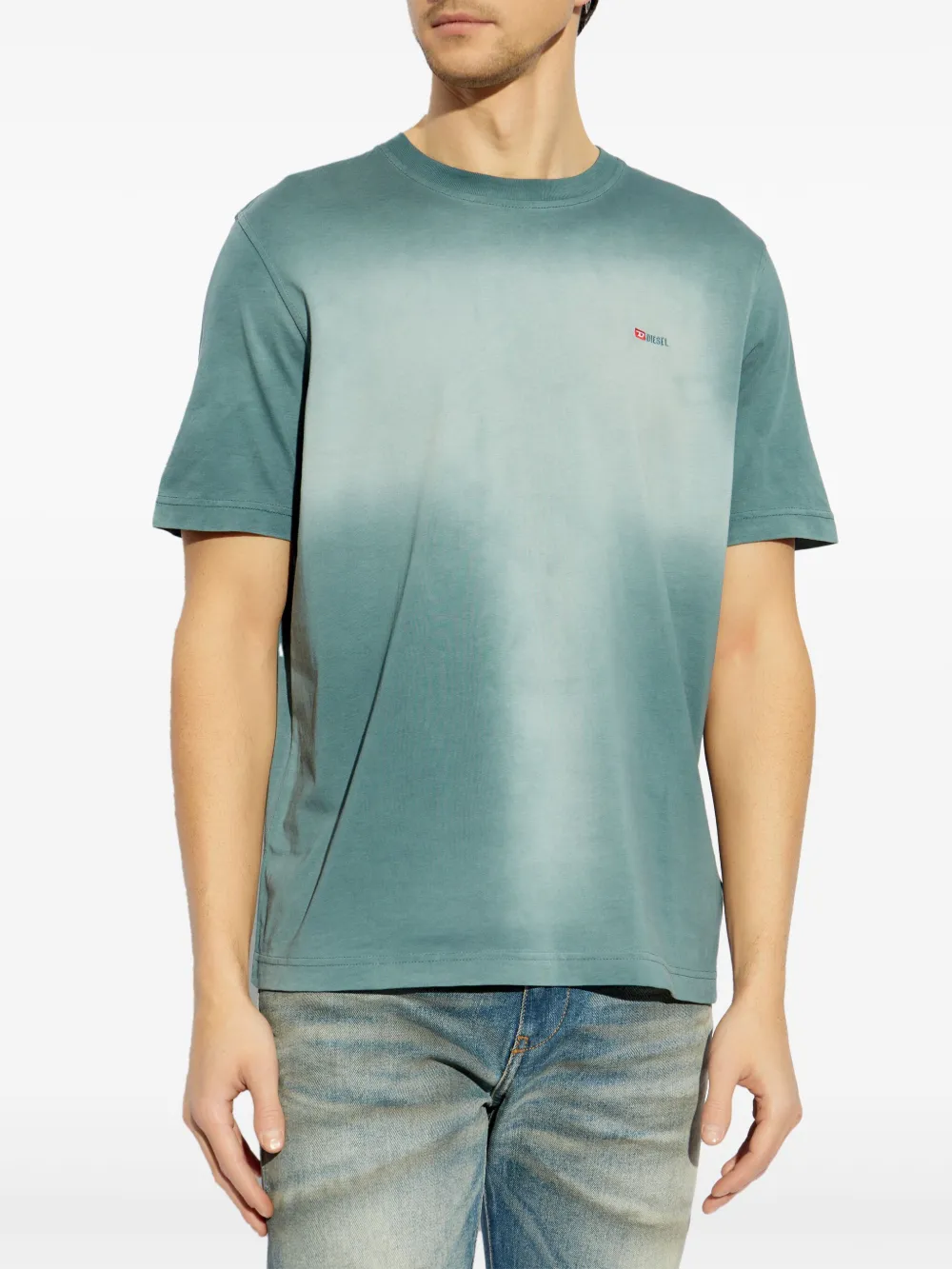 Diesel T-Adjust Q5 T-shirt Blauw