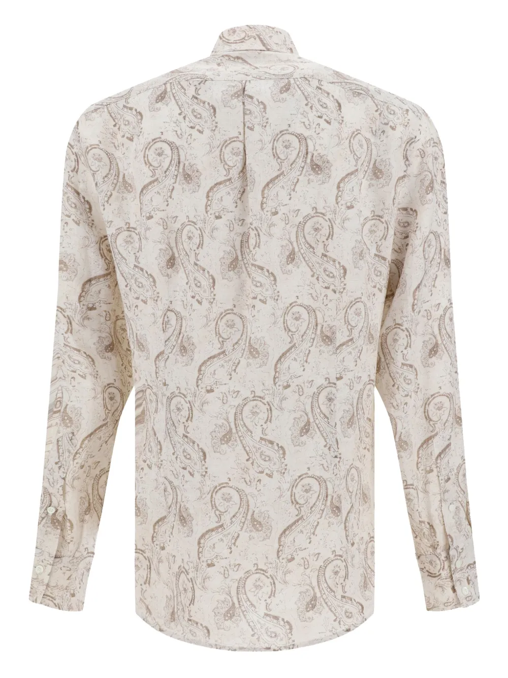 Brunello Cucinelli paisley-print shirt - Beige