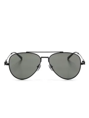 Saint Laurent Eyewear パイロット サングラス | ブラック | FARFETCH JP