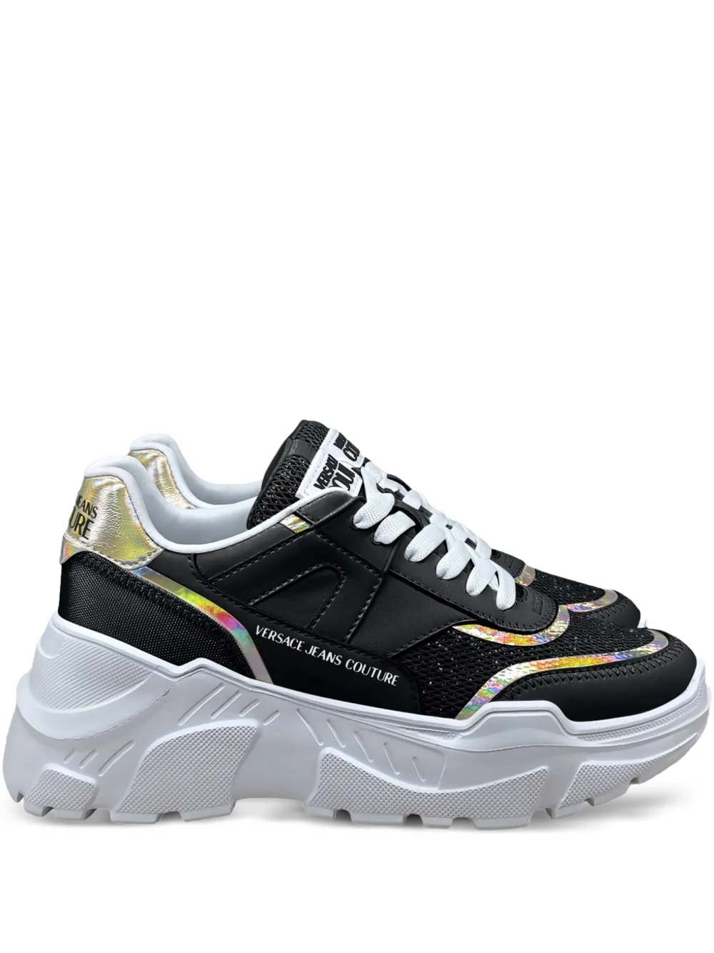 Versace Jeans Couture panelled sneakers Black