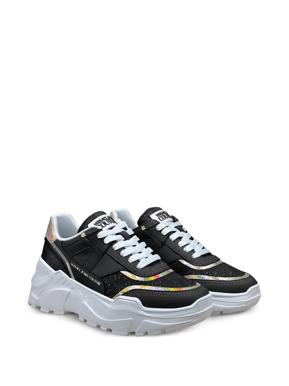 Versace Jeans Couture panelled sneakers Black