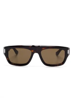 Saint Laurent Eyewear トータスシェル サングラス | ブラック