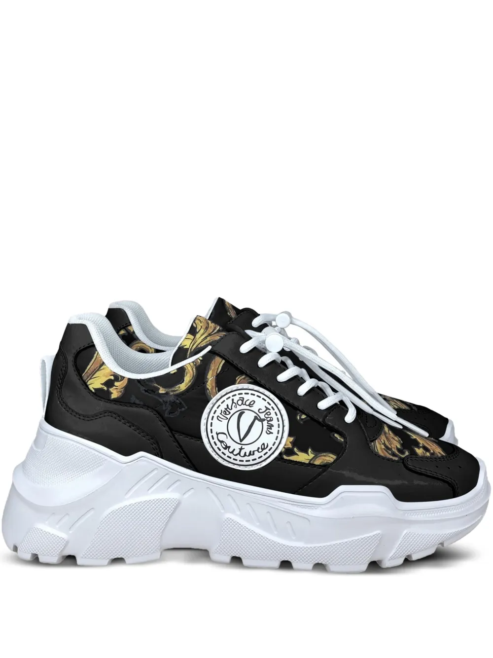 Versace Jeans Couture Barocco sneakers Zwart