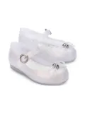 Mini Melissa Sweet Love ballerina shoes - White