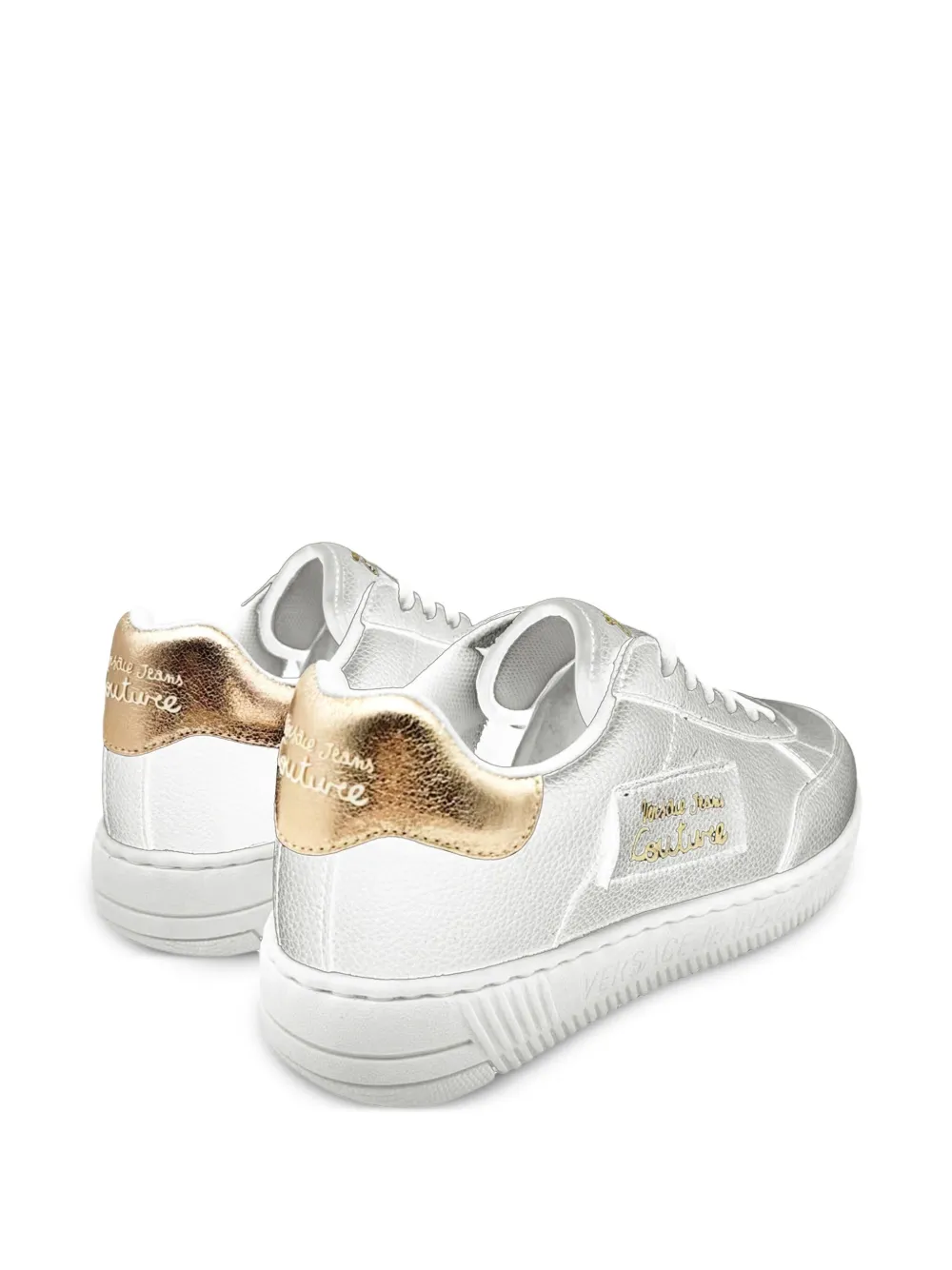 Versace Jeans Couture leather sneakers White