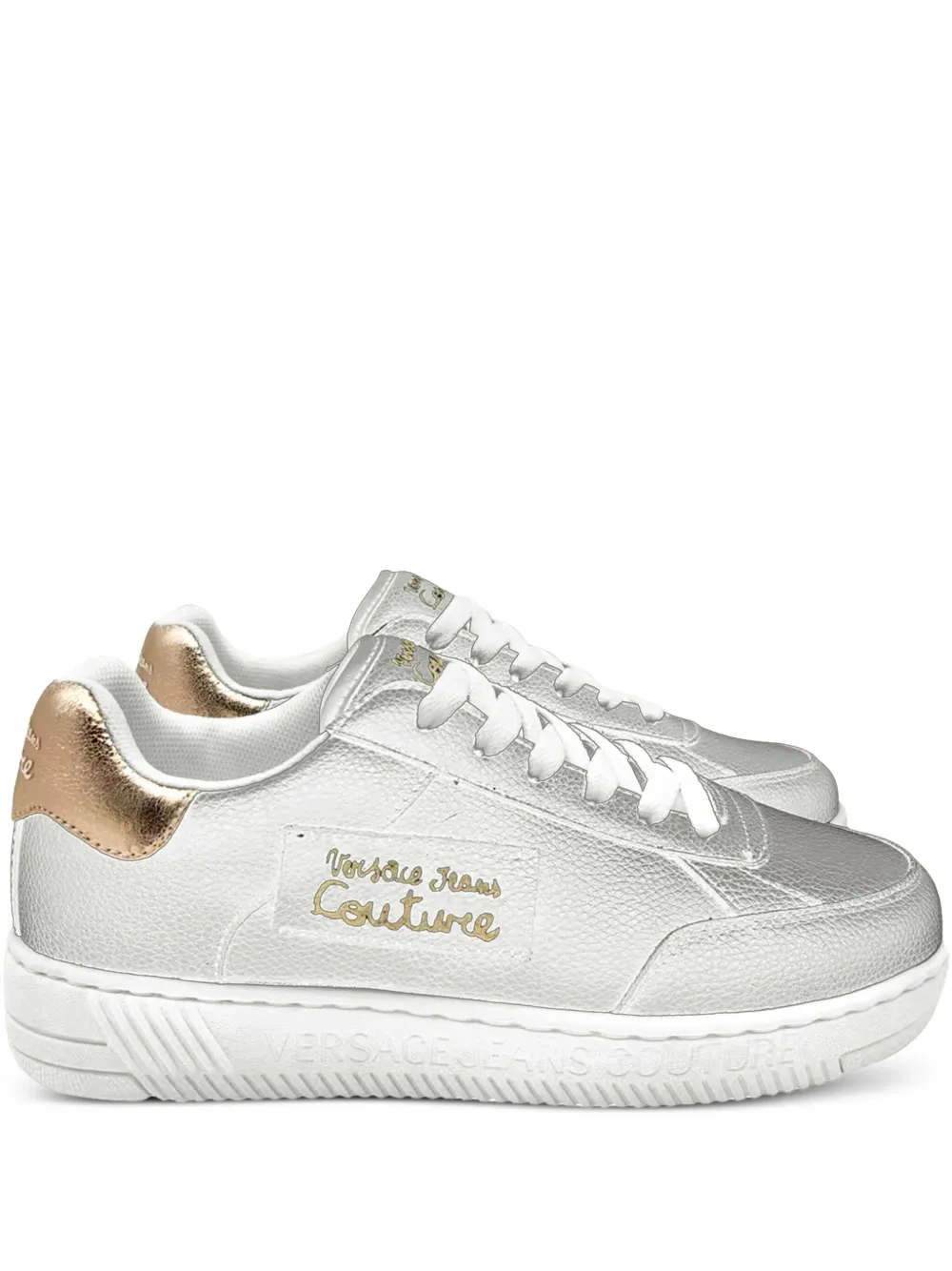 Versace Jeans Couture leather sneakers White