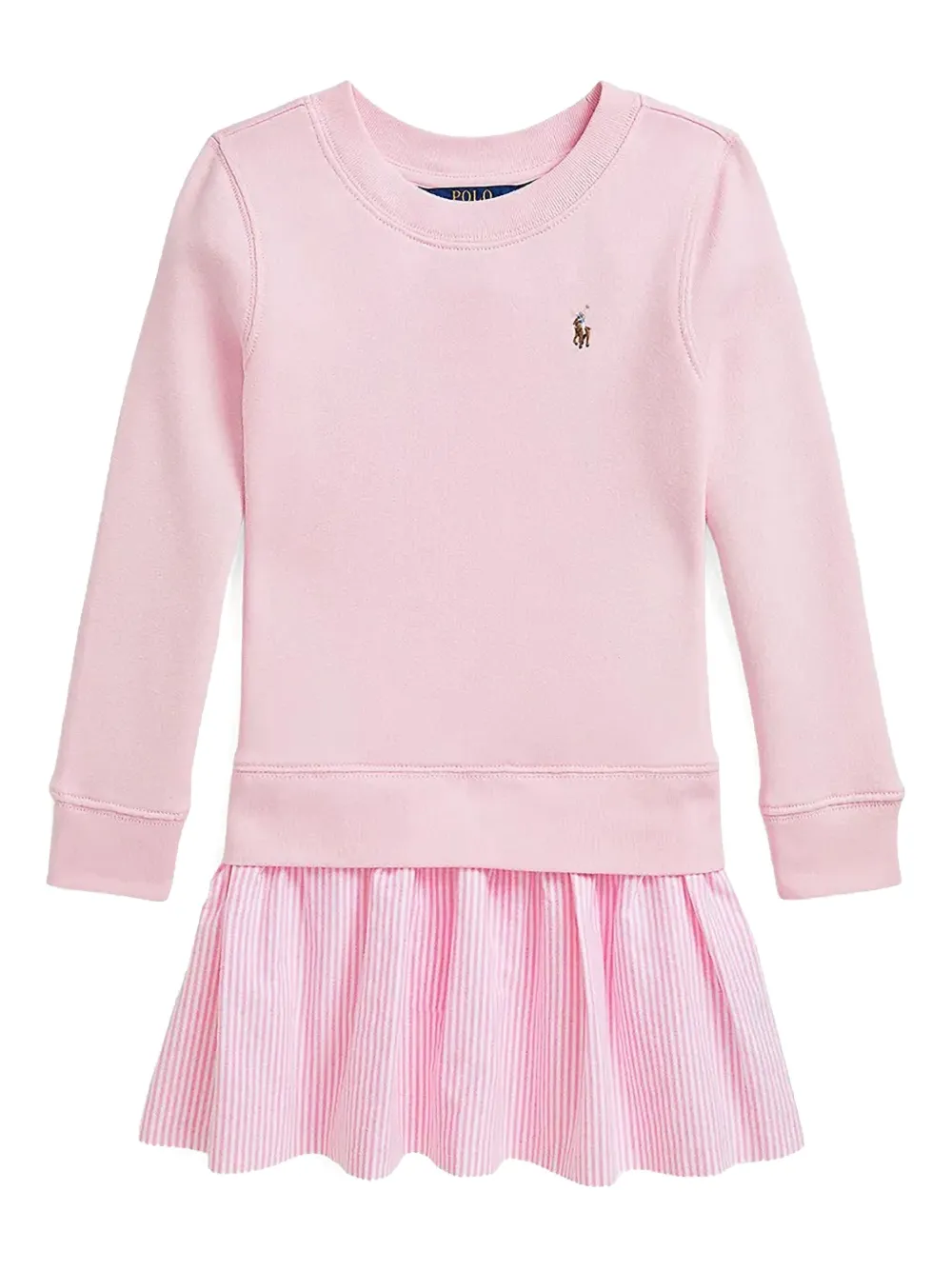 POLO RALPH LAUREN KIDS Polojurk met borduurwerk Roze