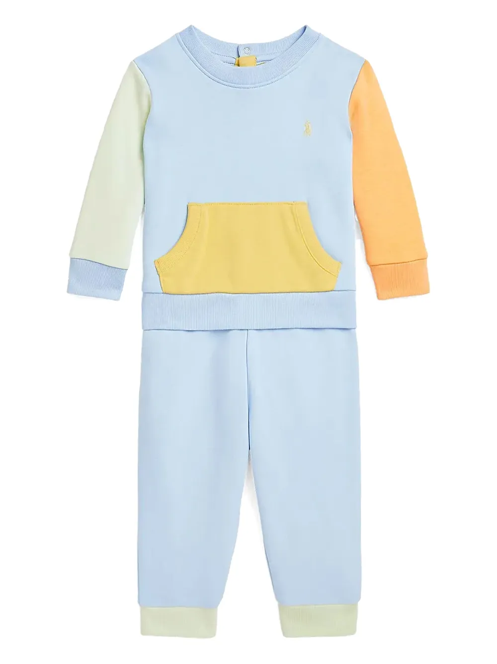 POLO RALPH LAUREN KIDS Trainingspak met colourblocking Blauw